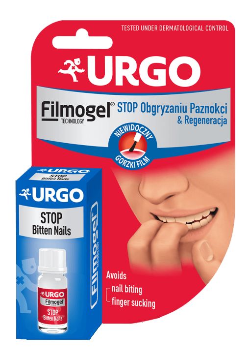 Фото - Крем і лосьйон Urgo Lakier Stop Obgryzaniu Paznokci & Regeneracja 9 ml