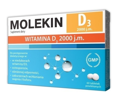 NP PHARMA Molekin d3 2 000 j.m x 60 tabl powlekanych