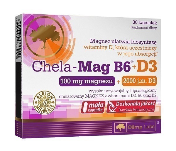 Olimp CHELA MAG B6 + D3 30 kaps 3482421