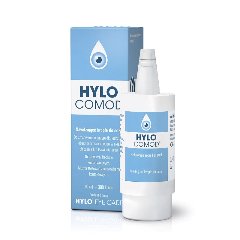 Hylo-Comod 0,1% Krople do oczu 10 ml