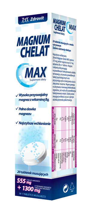 Natur Produkt Zdrovit Magnum Chelat MAX 20 szt.
