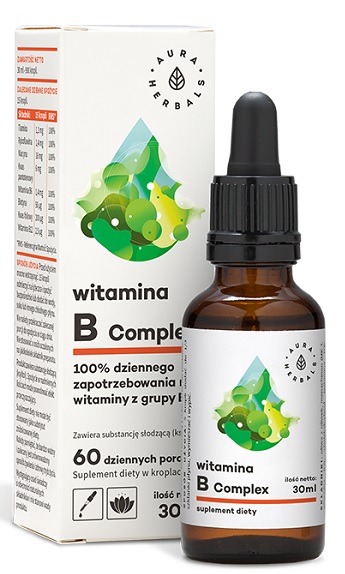 AURA HERBALS Aura Globe Trade Witamina B Complex 30ml - suplement diety