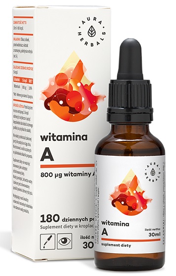 AURA HERBALS Aura Globe Trade Witamina A Forte 30ml - suplement diety