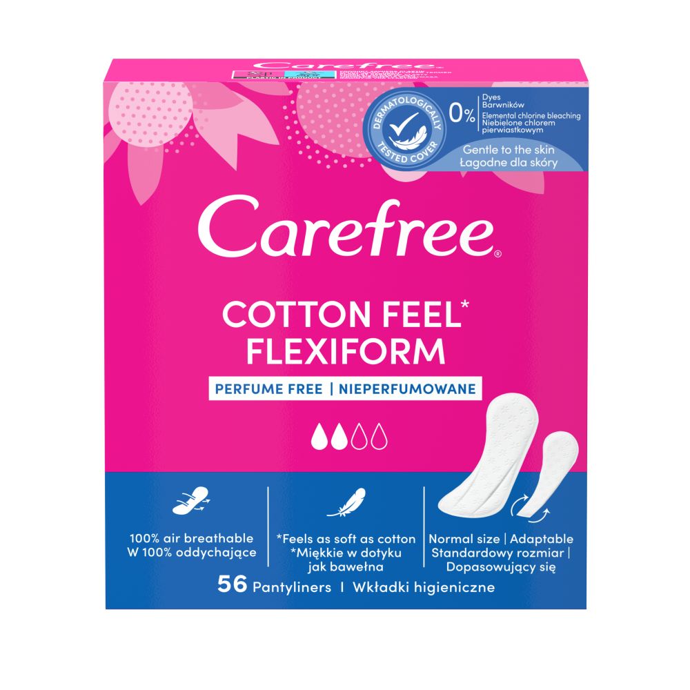CAREFREE Flexi White 58szt.