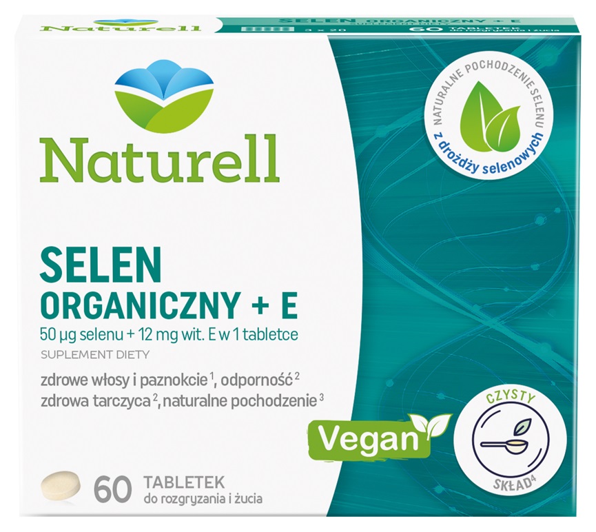 Naturell Selen z vit. E 0,1g 100 szt.