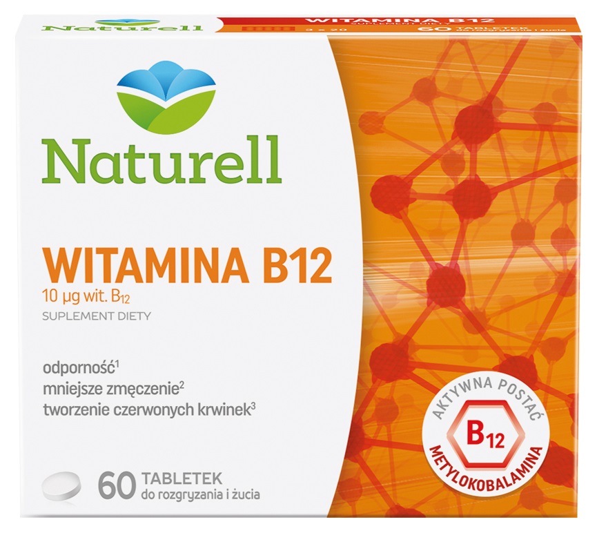 Naturell USP ZDROWIE Witamina B12 x 60 tabl do ssania INSTANT