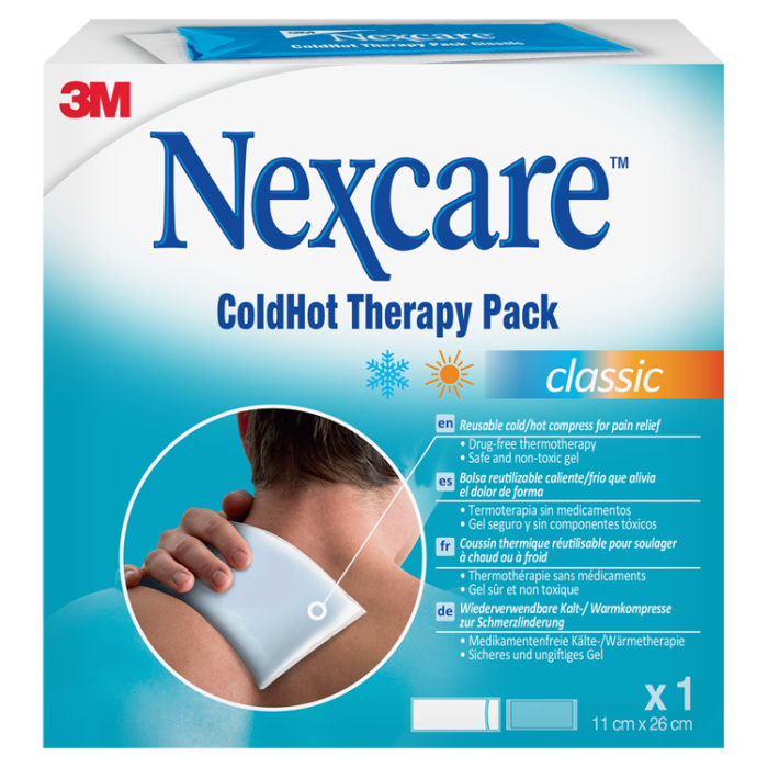 Nexcare ColdHot Classic, okład żelowy ciepło-zimno, 11 cm x 26 cm, 1 sztuka Duży wybór produktów | Dostawa kurierem DHL za 10.90zł !!!| Szybka wysyłka do 2 dni roboczych! | 9096983