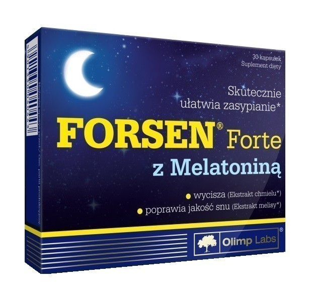 Olimp LABORATORIES Forsen Forte z melatoniną 30 kapsułek
