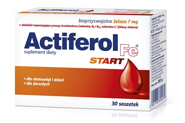 Polski Lek ActiFerol Fe START proszek do rozpuszczania 30 saszetek