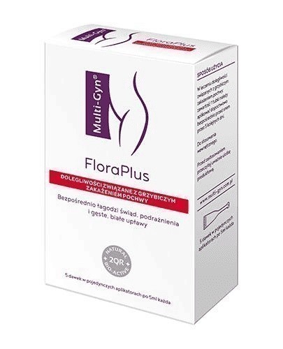 BIOCLIN Multi-gyn flora plus żel dopochwowy 5 aplikatorów x 5 ml