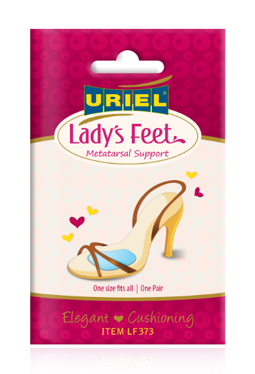 Uriel Lady's Feet Wkładki Silikonowe pod środstopie 1 Para