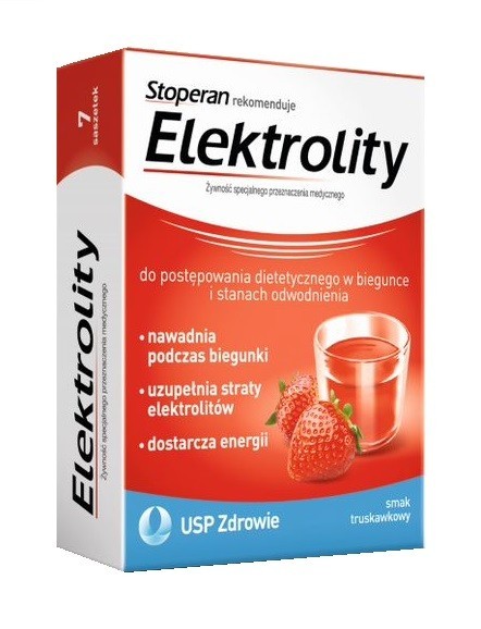 USP ZDROWIE SP. Z O.O Elektrolity x 7 sasz o smaku truskawkowym