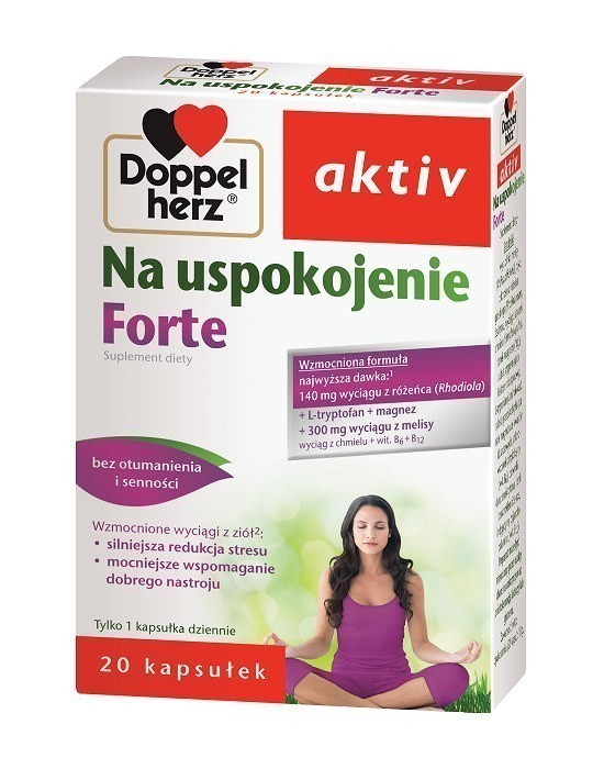 QUEISSER Doppel herz aktiv na uspokojenie forte x 20 kaps