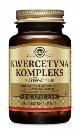 Solgar Kwercetyna Kompleks z Ester-C Plus - 100 kapsułek
