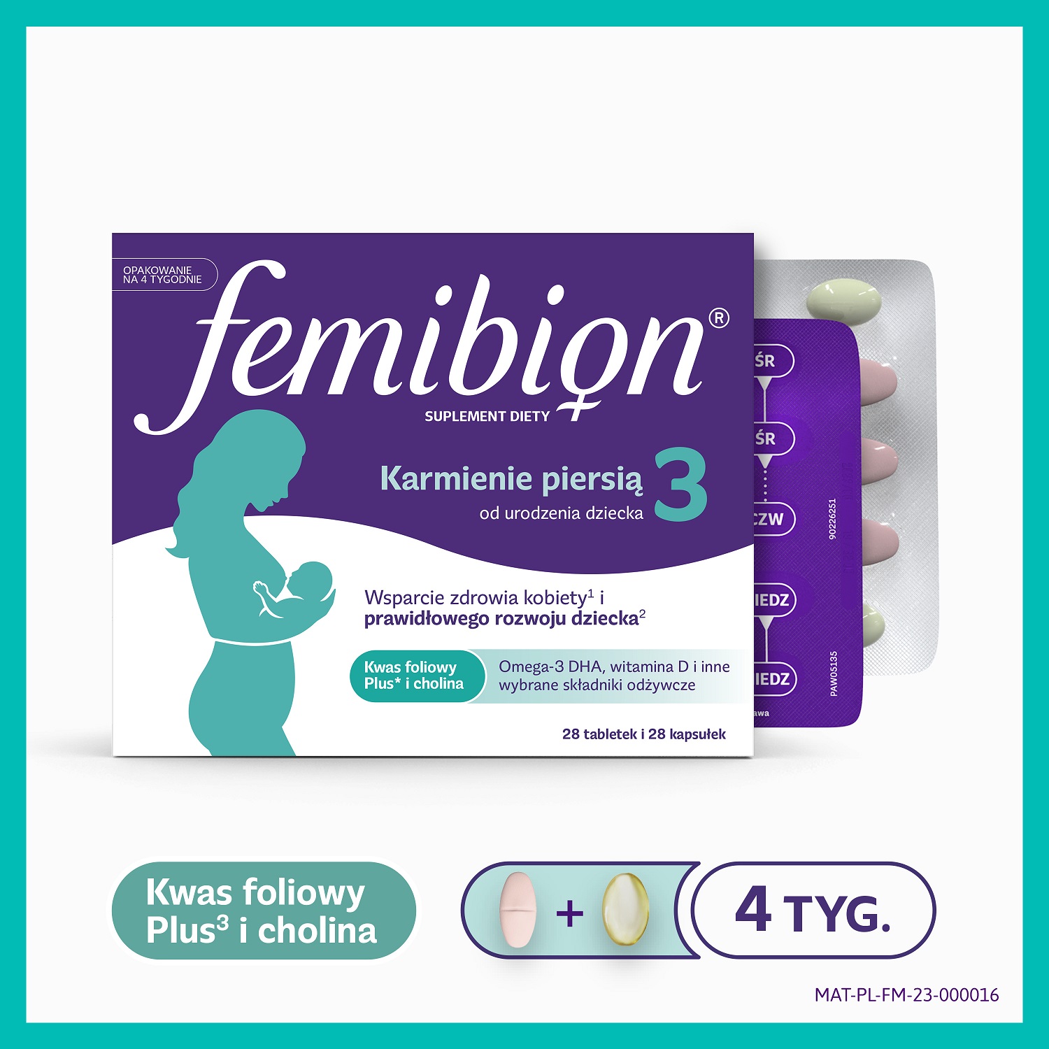 Merck Femibion 3 karmienie piersią x 28 tabl + 28 kaps