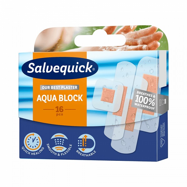Cederroth Plastry Salvequick Aqua Block x 16 szt