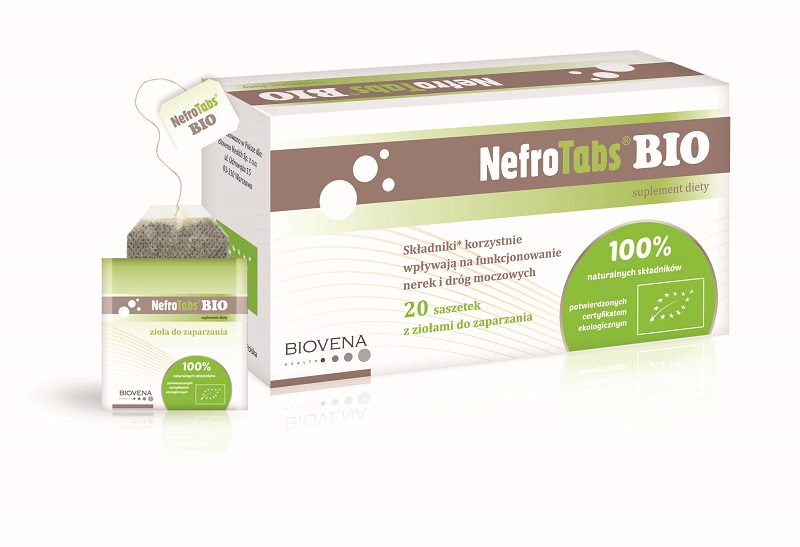 BIOVENA HEALTH NefroTabs BIO nerki i drogi moczowe suplement diety saszetki 20 sztuk