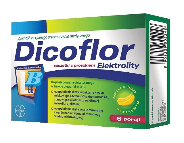 BAYER DICOFLOR ELEKTROLITY 6 porcji