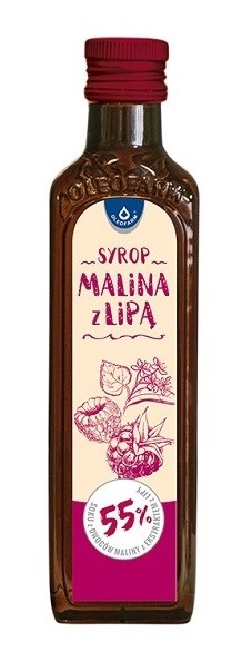 Syrop Malina z lipą 250 ml Wysyłka kurierem tylko 10,99 zł