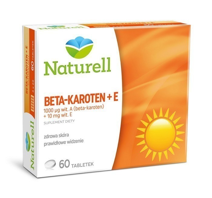 Naturell USP ZDROWIE Beta-karoten + E x 60 tabl