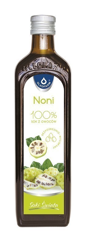 OLEOFARM NoniVital sok z owoców noni 100% 490 ml