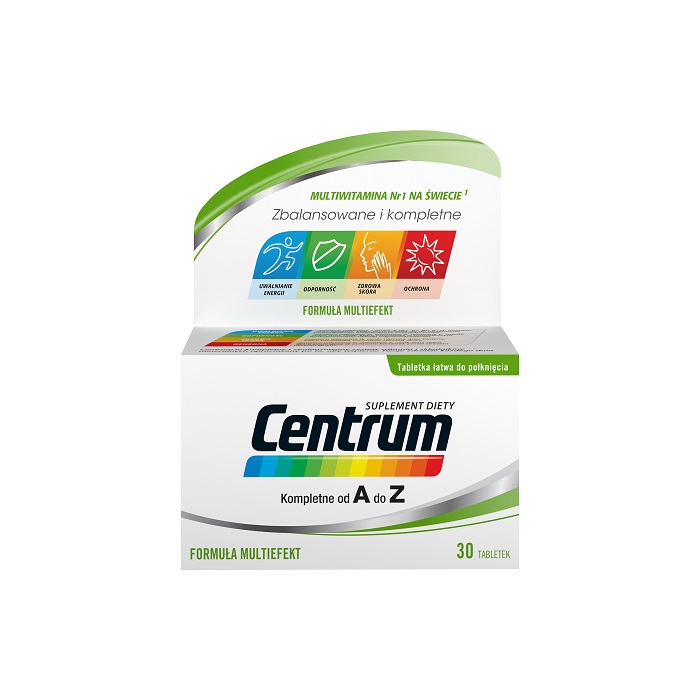 GlaxoSmithKline CONSUMER HEALTHCARE SP. Centrum Multiwitamina Kompletne od A do Z 30 tabletek