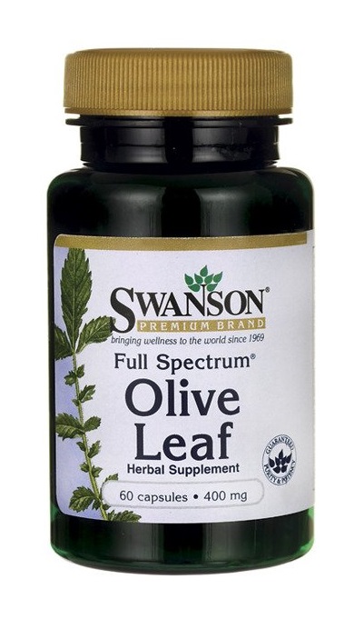 SWANSON Health Products Full Spectrum Olive Leaf 60 kaps