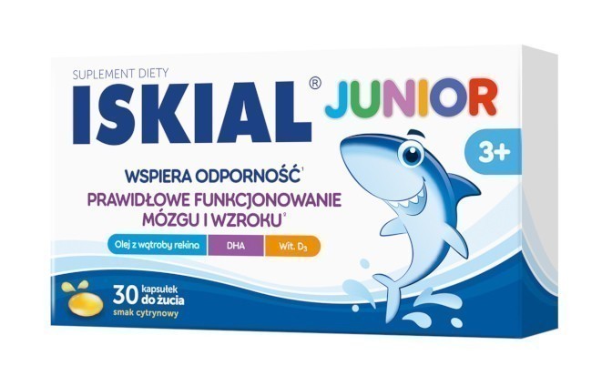 USP Zdrowie Iskial Junior 3+, 30 kapsułek do żucia, USP ZDROWIE 3597541