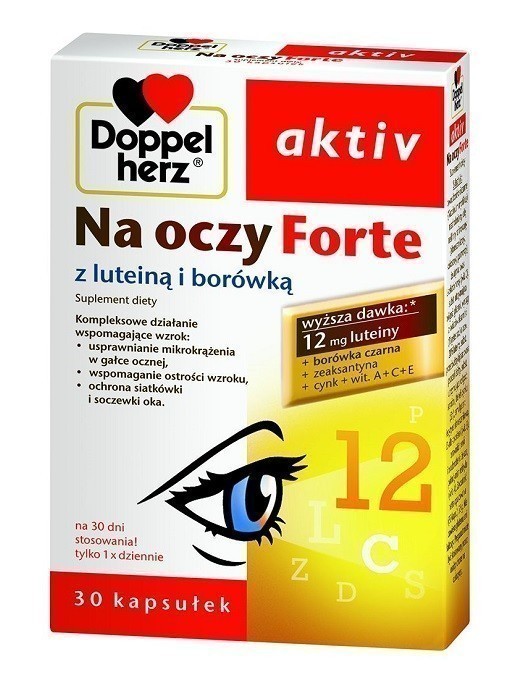 Queisser DOPPELHERZ AKTIV Na oczy forte 30 kaps 8478511