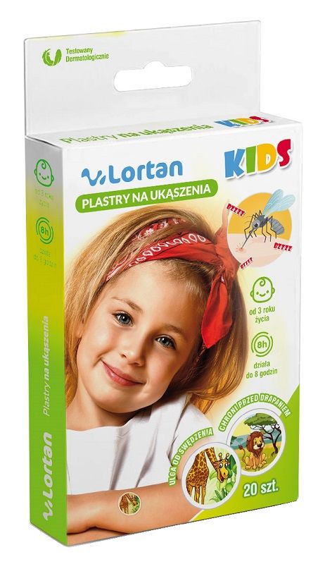 Lortan, plastry na ukąszenia, 20 sztuk  7080989