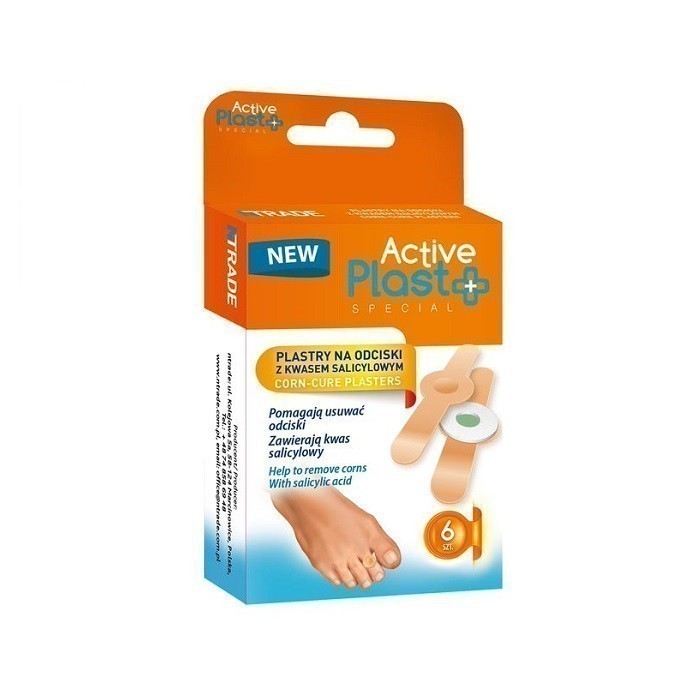 NTRADE Active Plast plastry na odciski z kwasem salicylowym x 6 szt |  OD 199 PLN!