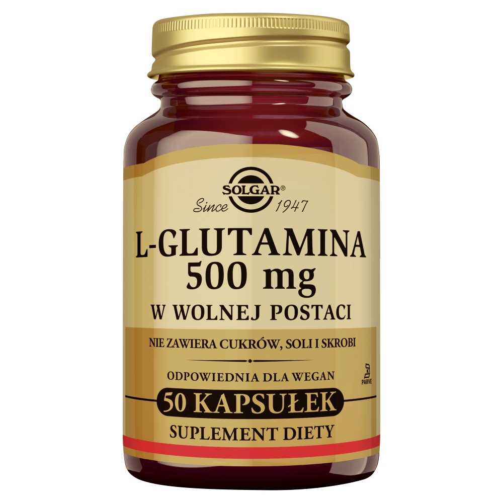 Solgar L-Glutamina 50 Kapsułek