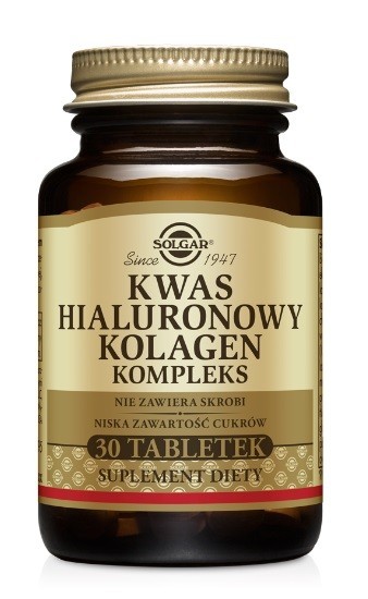 Solgar Polska Kwas Hialuronowy 120mg 30 Tabletek