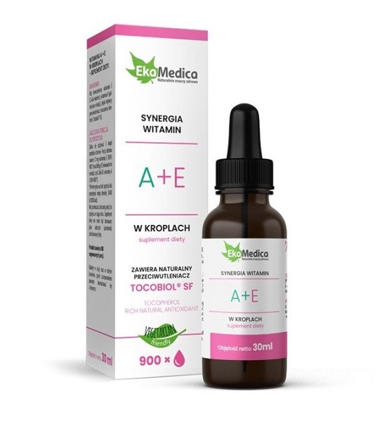 EkaMedica Witaminy A+ E krople 30 ml
