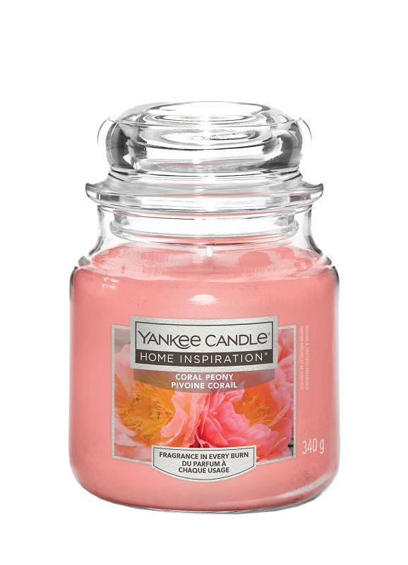 Yankee Candle Home Inspiration - Słoik średni Coral Peony 1szt