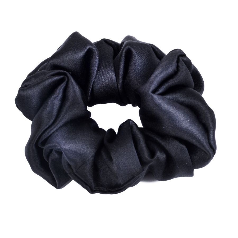 Cat & Cat- Jedwabna gumka do włosów Czarna 1szt