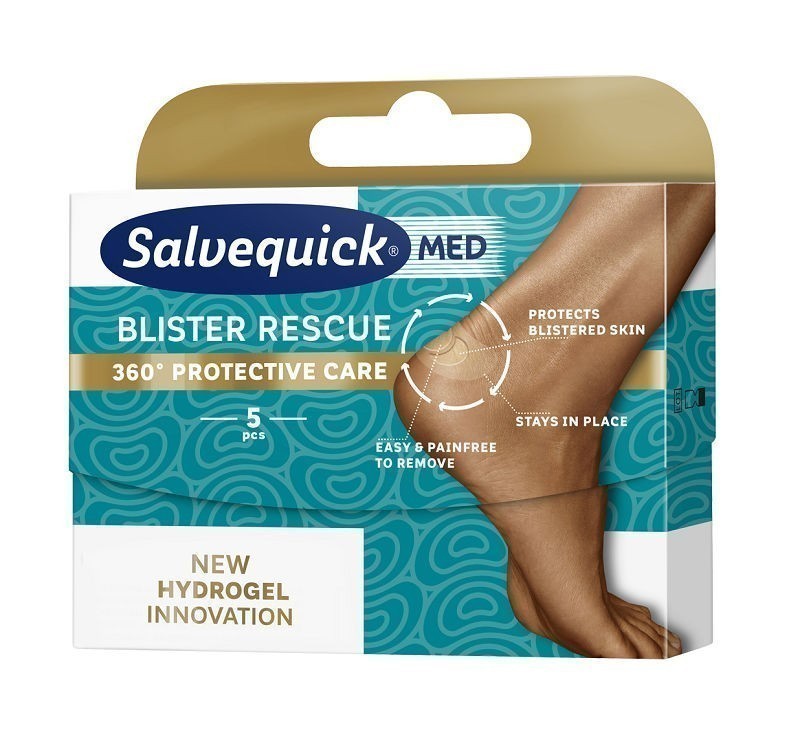 Cederroth Salvequick Blister Rescue Pięty 5 sztuk Wysyłka kurierem tylko 10,99 zł