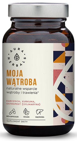 Moja Wątroba - karczoch, ostropest, kurkuma, kapsułki 60 szt.