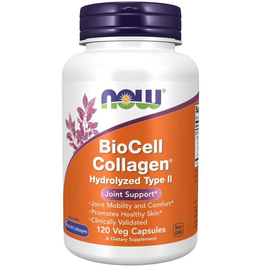 Now Foods BioCell Collagen Hydrolyzed Type II 120 kaps.