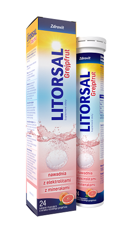 Natur Produkt Zdrovit Litorsal Grejpfrut x 24 tabletki musujące