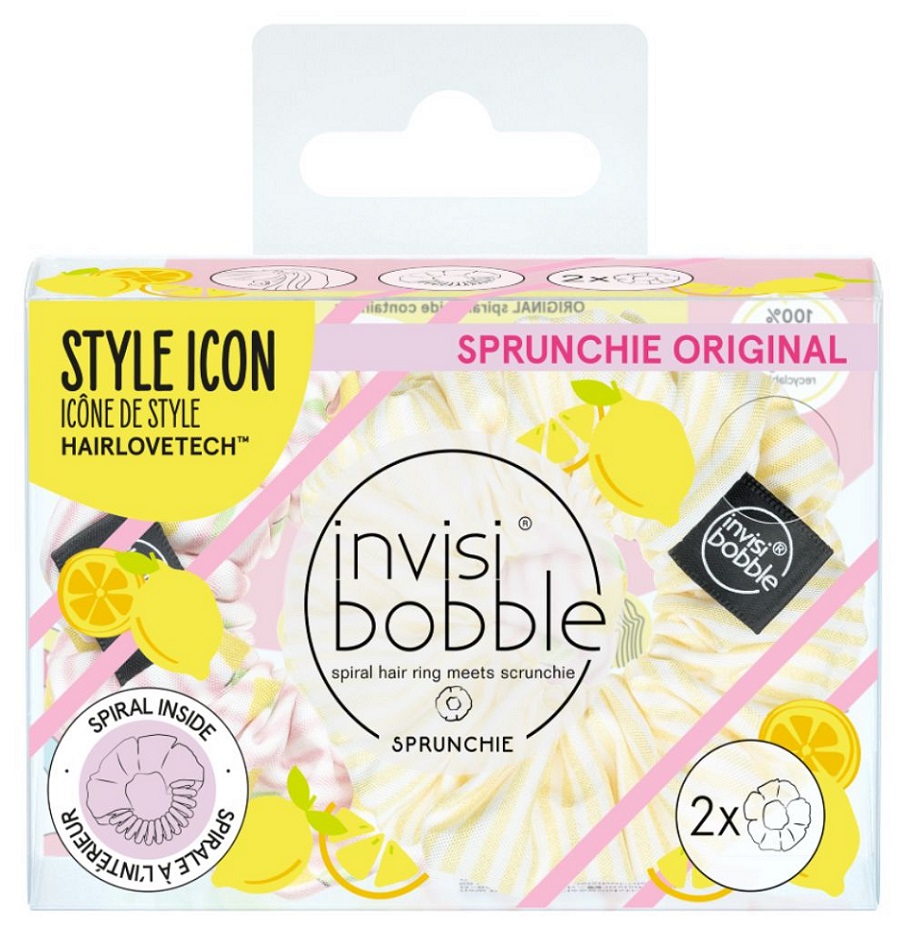 Invisibobble - Gumka do włosów Sprunchie Duo Fruit Fiesta Simply the Zest 1szt