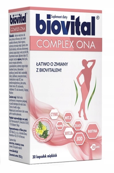 Biovital Complex Ona 30 kapsułek miękkich