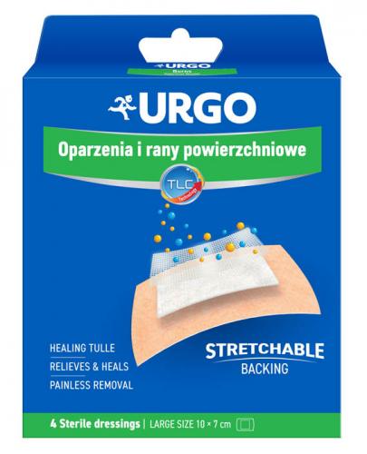 Urgo oparzenia i rany powierzchniowe x 4 szt