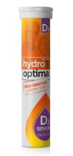 Aflofarm Hydrooptima Senior D3 x 20 tabl musujących