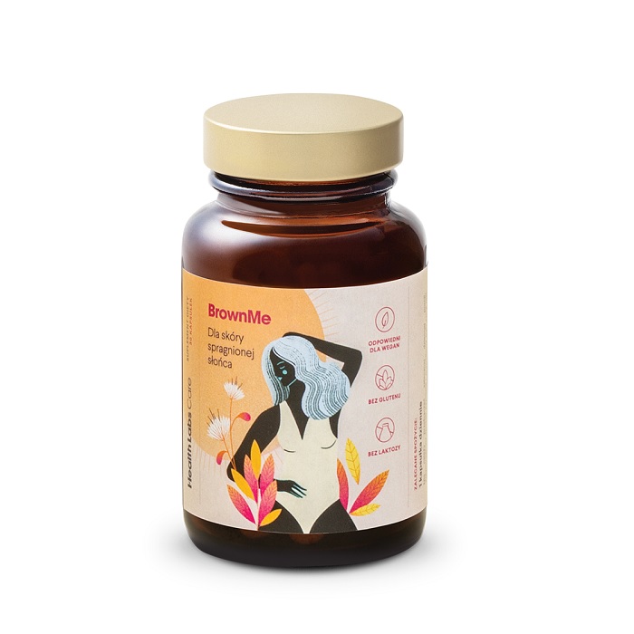 KAPSUŁKI UTRWALAJĄCE OPALENIZNĘ (BROWN ME) 30 szt. - HEALTH LABS