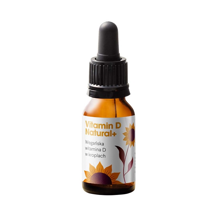Health labs care Vitamin D Natural+ Wegańska Witamina D3 2000 IU + MCT Krople (180 porcji) Health Labs Care HLB-038