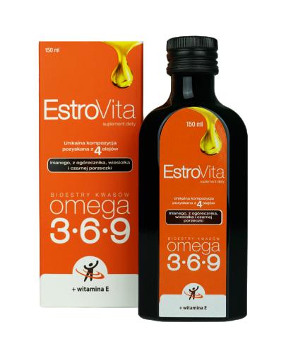 SKOTAN EstroVita Omega 3-6-9 + witamina E Płyn, 150ml