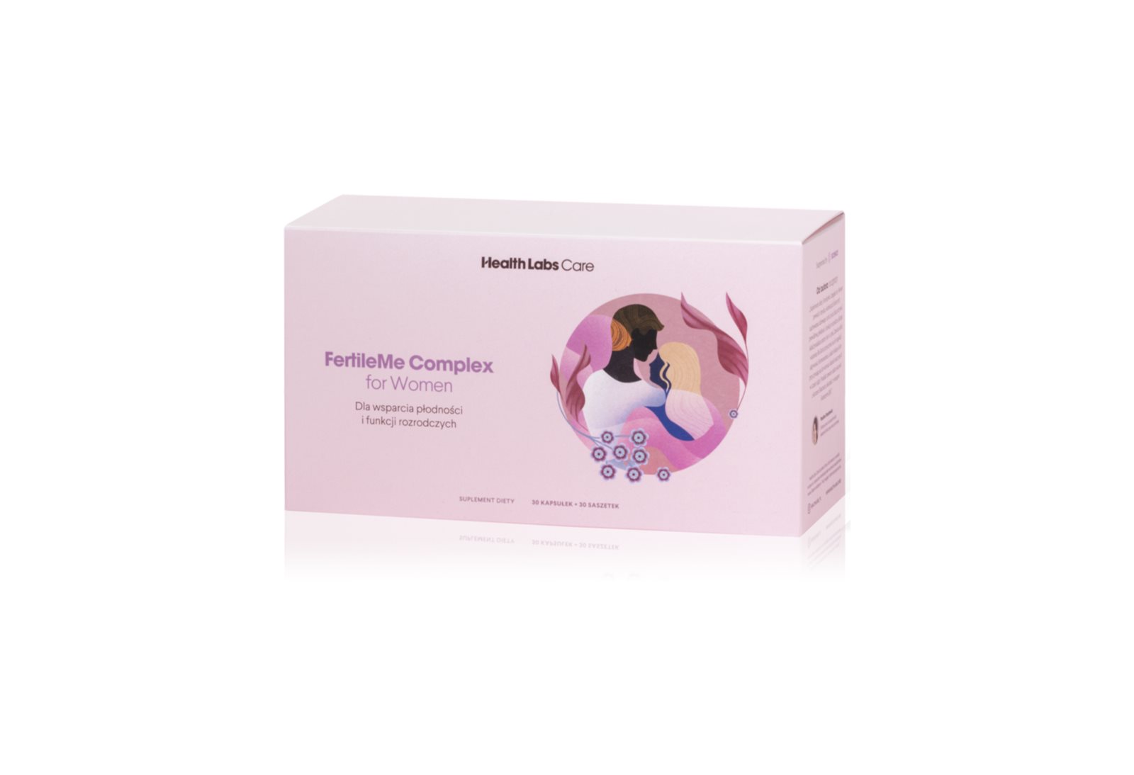 HealthLabs FertileMe Complex Dla wsparcia płodności i funkcji rozrodczych Suplement diety dla kobiet 30 kaps. + 30 sasz.