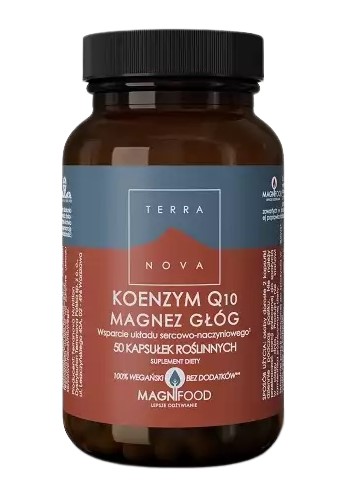 Terranova Koenzym Q10 Magnez Głóg 50 Kapsułek