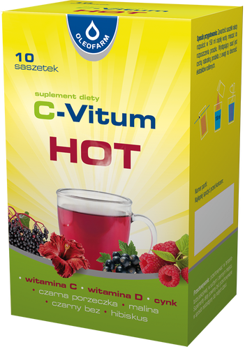 Oleofarm C-Vitum Hot Suplement Diety 10 Saszetek -